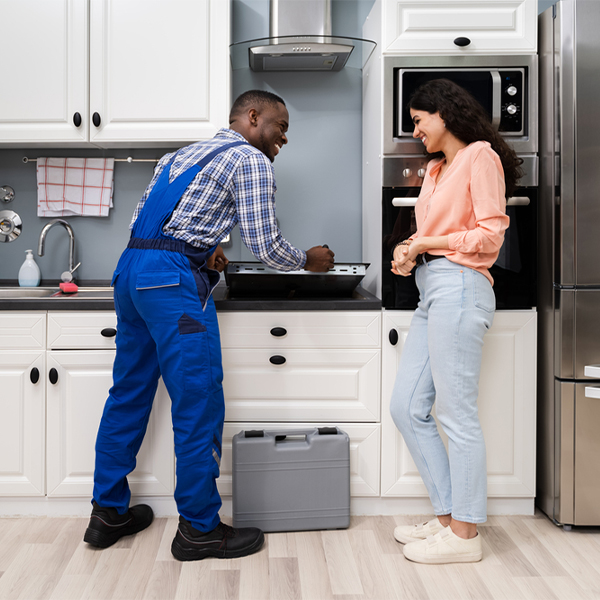 can you provide an estimate for cooktop repair before beginning any work in Tylersburg